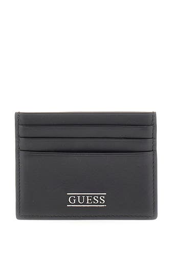 GUESS Kartenetui 'Boston' schwarz