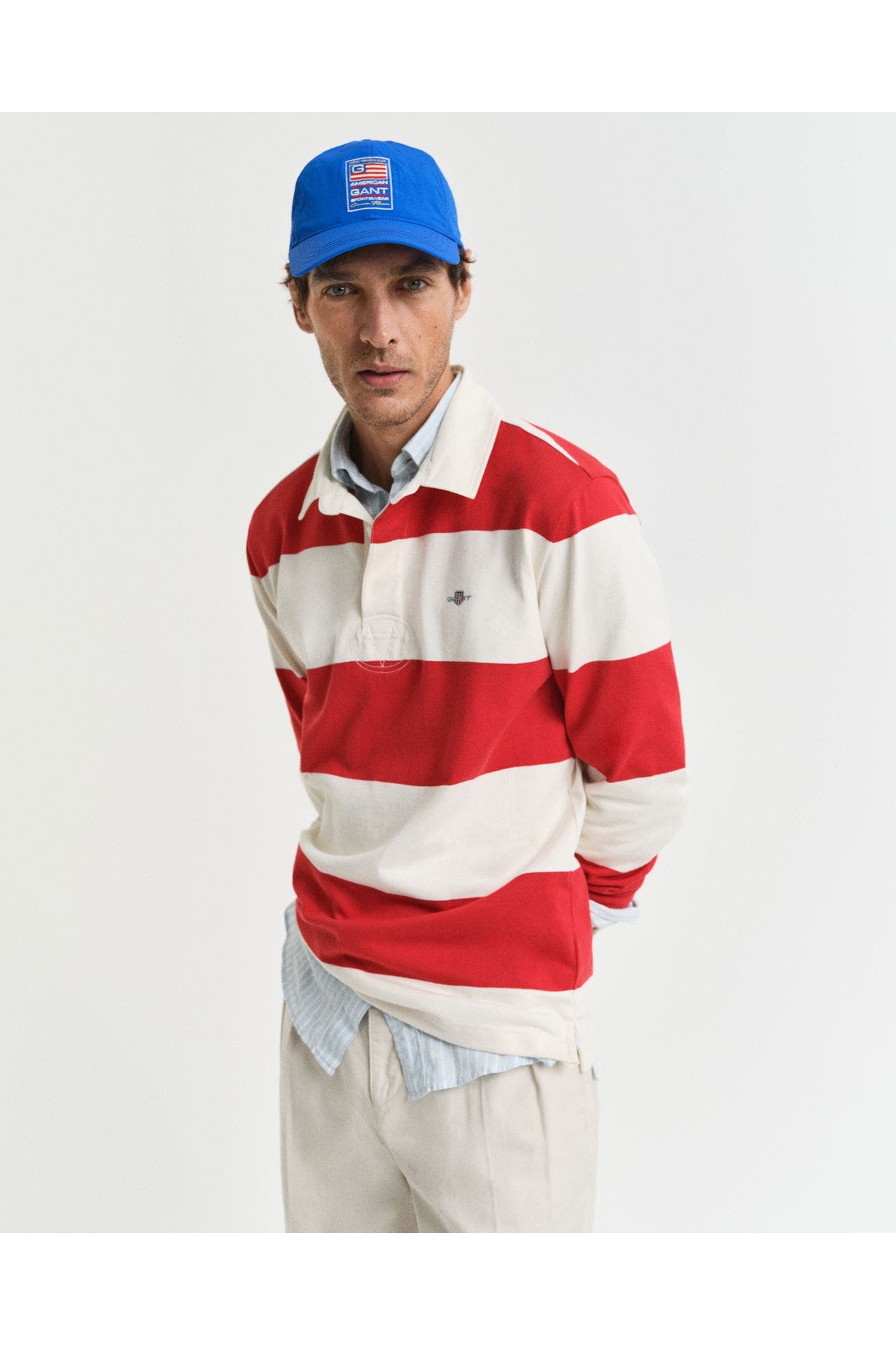 GANT Langarm-Polo gestreift, Bild 1