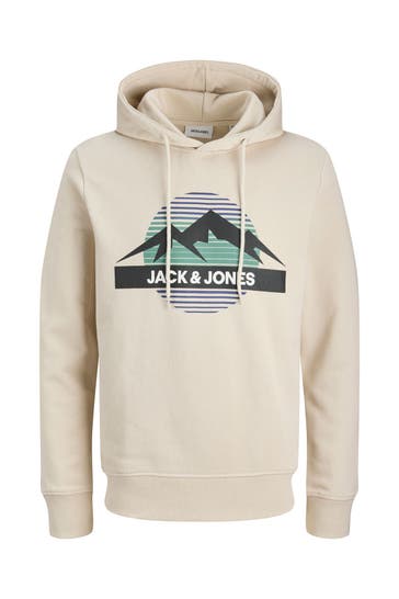JACK & JONES Hoodie beige