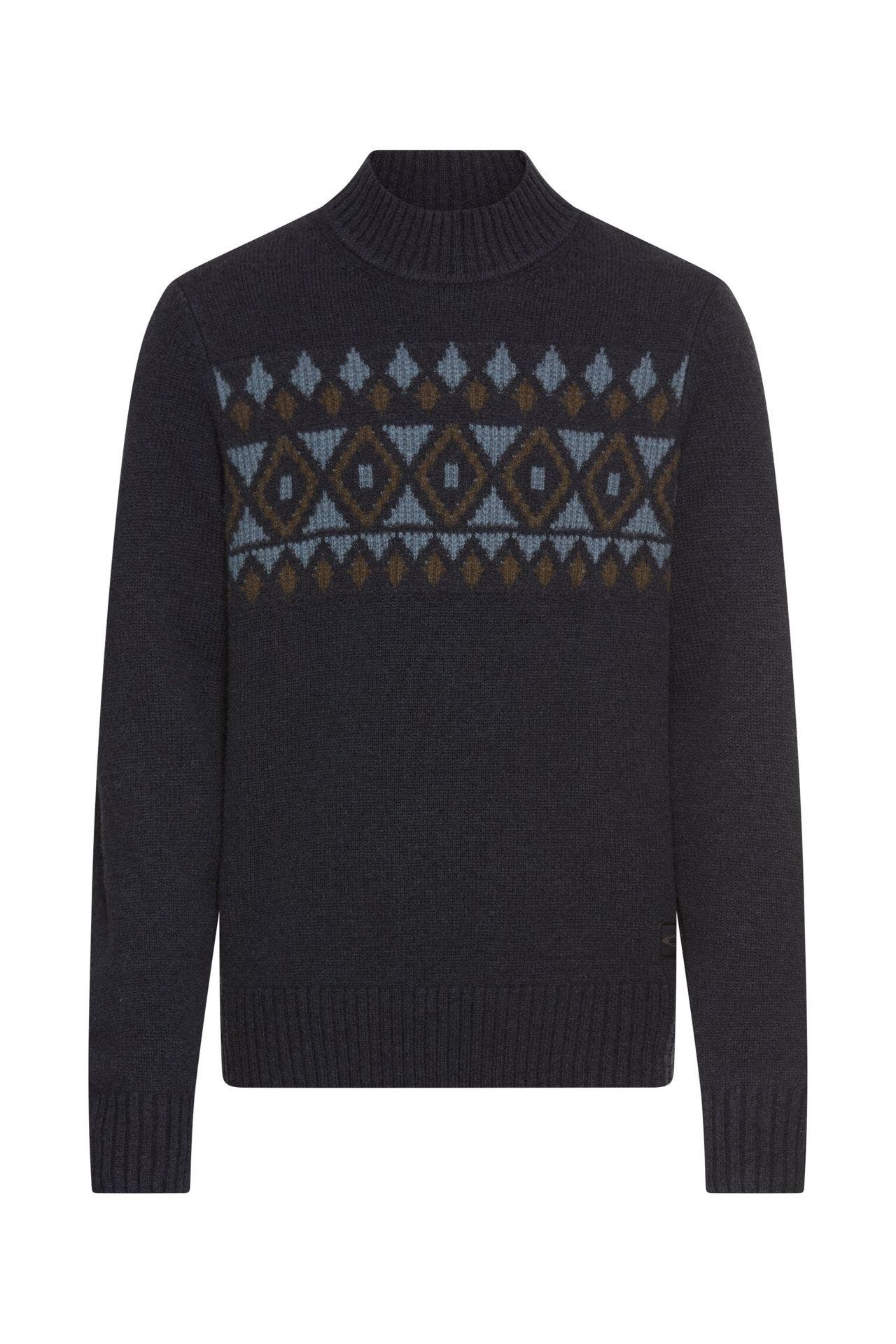 CAMEL ACTIVE Wollpullover dunkelblau, Bild 1