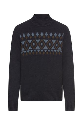 CAMEL ACTIVE Wollpullover dunkelblau