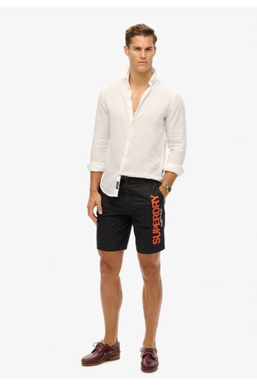 SUPERDRY Boardshorts schwarz