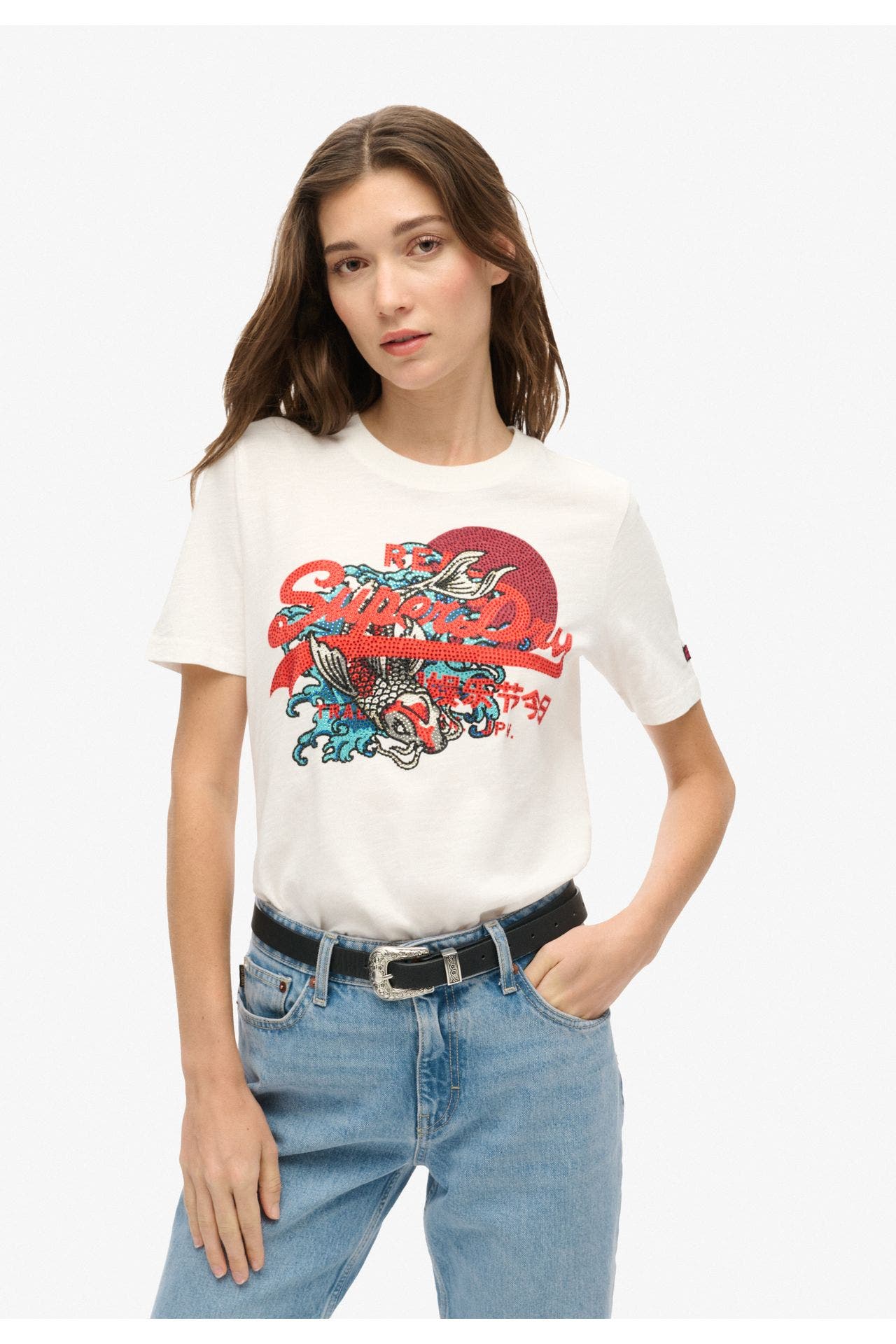 SUPERDRY T-Shirt weiß, Bild 1