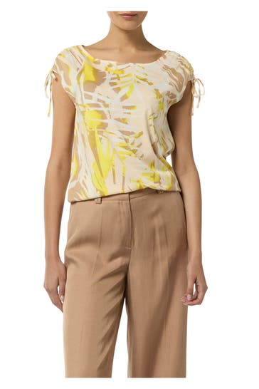 COMMA, T-Shirt gemustert