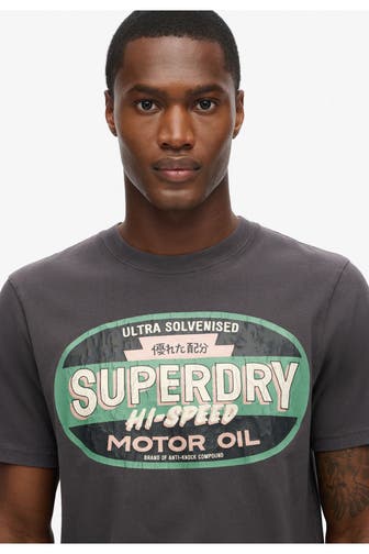 SUPERDRY T-Shirt dunkelgrau