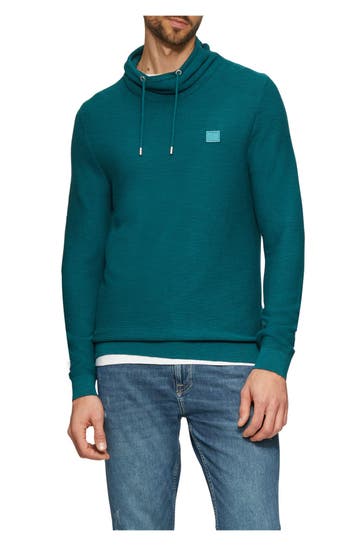 S.OLIVER Strickpullover petrol
