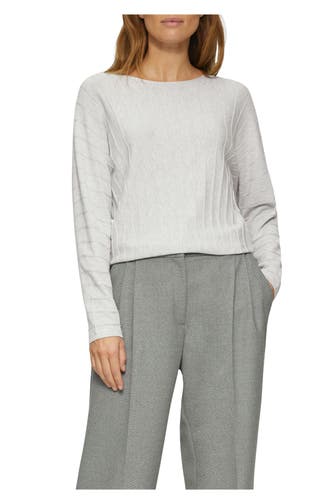 S.OLIVER BLACK LABEL Strickpullover hellgrau