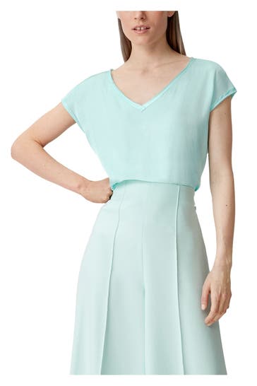 COMMA, T-Shirt eisblau