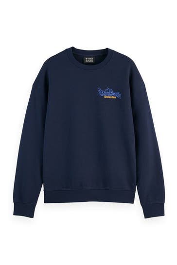 SCOTCH & SODA Sweatshirt dunkelblau