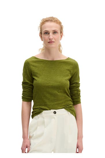 MARC O'POLO Longsleeve oliv