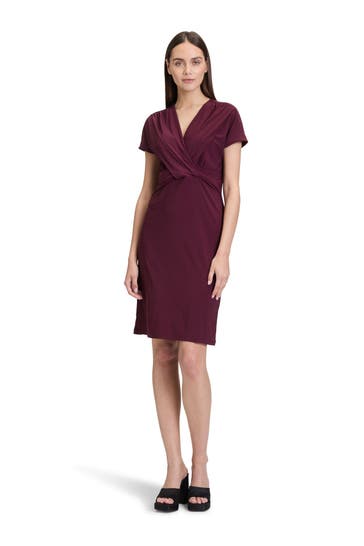 CARTOON Minikleid aubergine