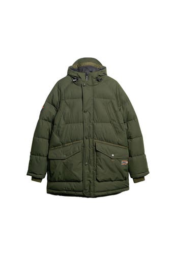 SUPERDRY Parka 'Everest' dunkelgrün
