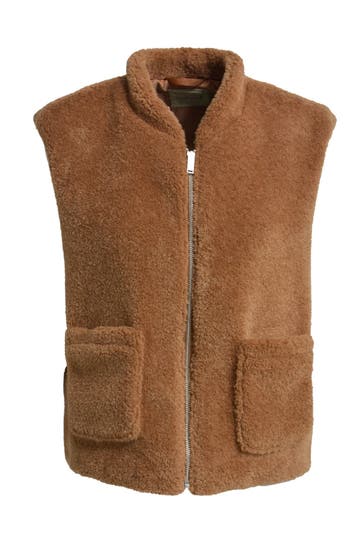 SMITH & SOUL Fleece-Weste braun