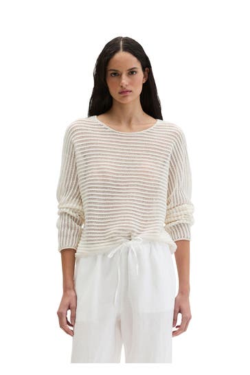 MARC O'POLO Strickpullover ecru