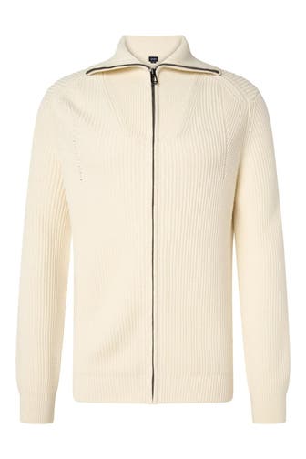 JOOP! Strickjacke 'Xavero' ecru