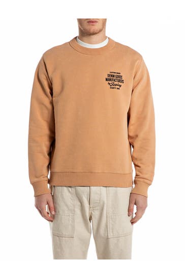 REPLAY Sweater hellbraun