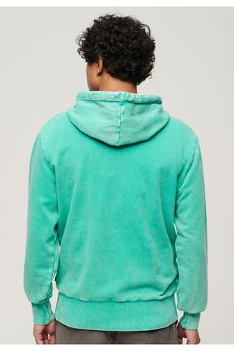 SUPERDRY Hoodie 'Neon Travel' türkis