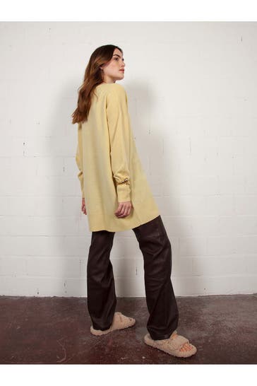 FTC Kaschmirpullover gelb