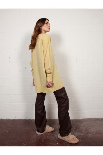 FTC Kaschmirpullover gelb