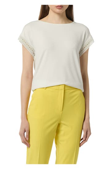 COMMA, T-Shirt weiß