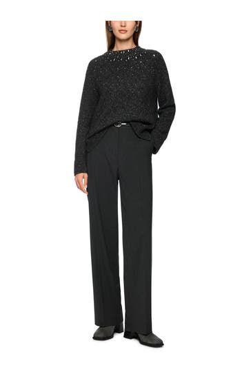 MARC CAIN Pullover dunkelgrau