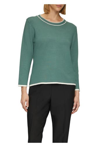 S.OLIVER BLACK LABEL Strickpullover petrol