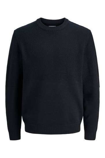 JACK & JONES Strickpullover 'Carl' nachtblau