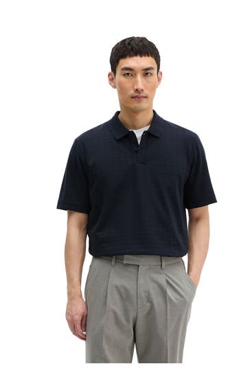 MARC O'POLO Polo-Shirt dunkelblau