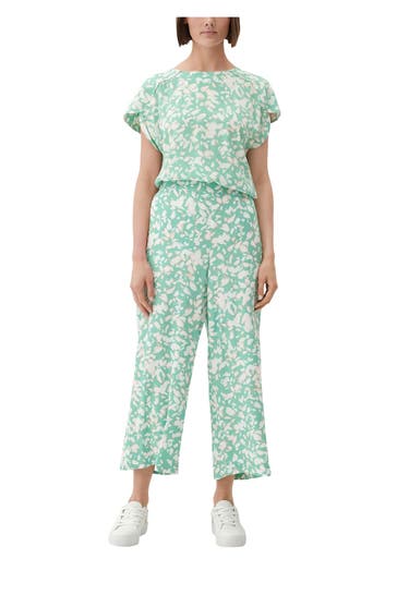 S.OLIVER BLACK LABEL Culotte gemustert