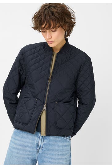 FUCHS SCHMITT 'Eindhoven' lightweight Quilted Jacket, midnight blue