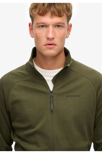 SUPERDRY Sweatjacke khaki