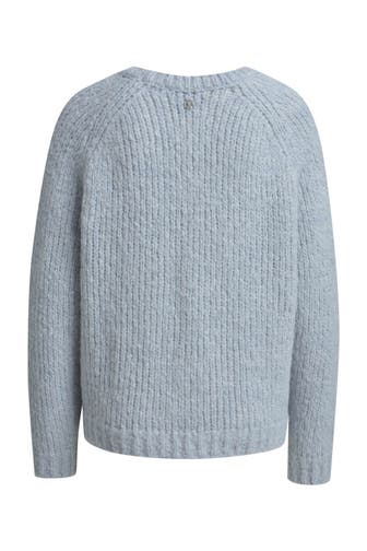 SMITH & SOUL Wollmix-Pullover taubenblau