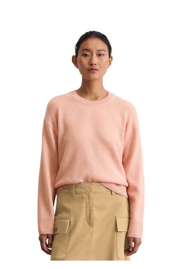 MARC O'POLO Strickpullover lachs