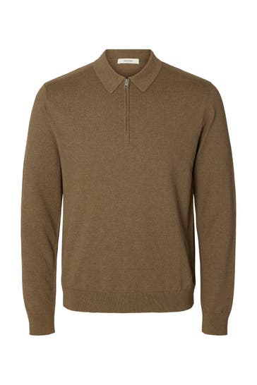 SELECTED Strick-Troyer braun