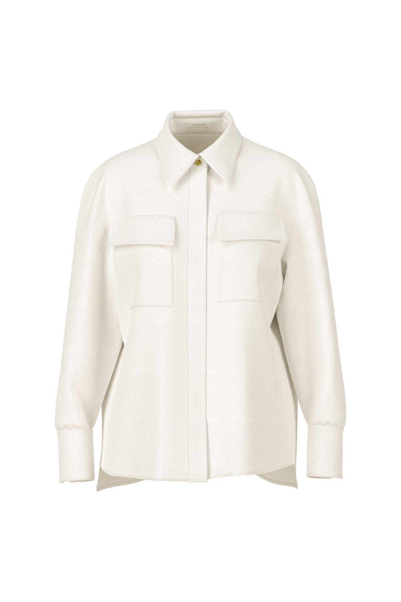 MARC CAIN Leinenmix-Casualbluse offwhite, Bild 1