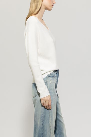 LUISA CERANO Strickpullover weiß