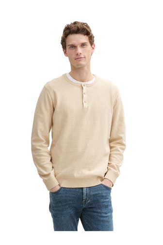TOM TAILOR Strickpullover creme
