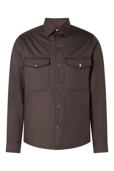 WINDSOR. Übergangsjacke 'Paride' dunkelbraun