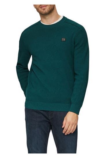 S.OLIVER Strickpullover petrol