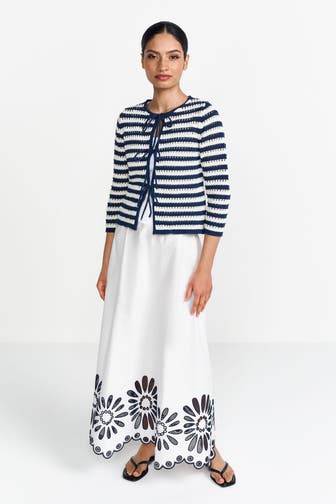 RICH & ROYAL Strickjacke gestreift