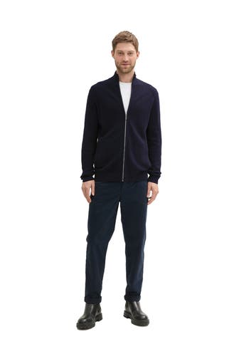 TOM TAILOR Strickjacke navy