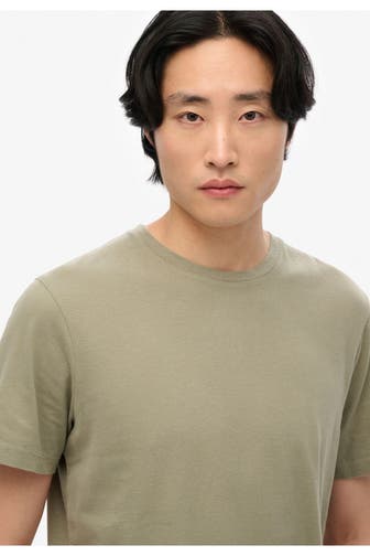 SUPERDRY T-Shirt 'Classic Essential' graugrün