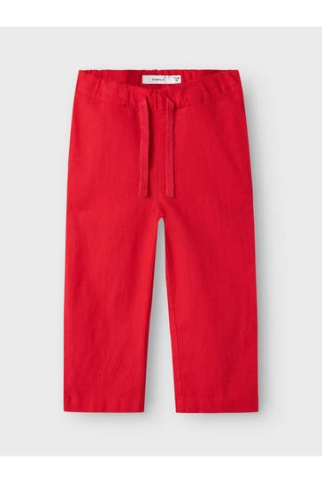 NAME IT Stoffhose rot