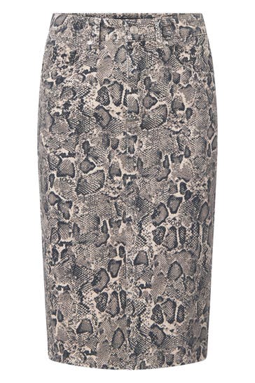 JOOP! Jeansrock Jeansrock braun/schwarz