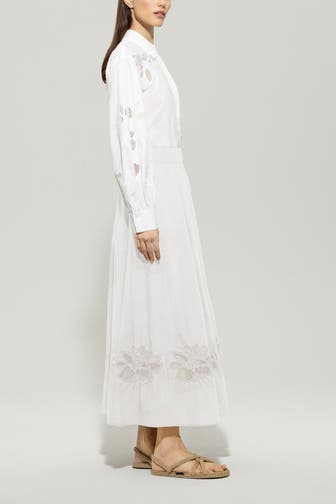 LUISA CERANO Casual-Bluse weiß