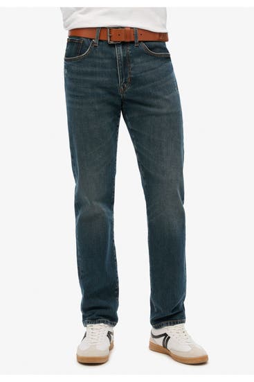 SUPERDRY - Jeans dunkelblau slim straight