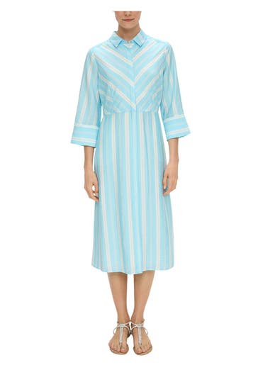 S.OLIVER BLACK LABEL Blusenkleid zweifarbig