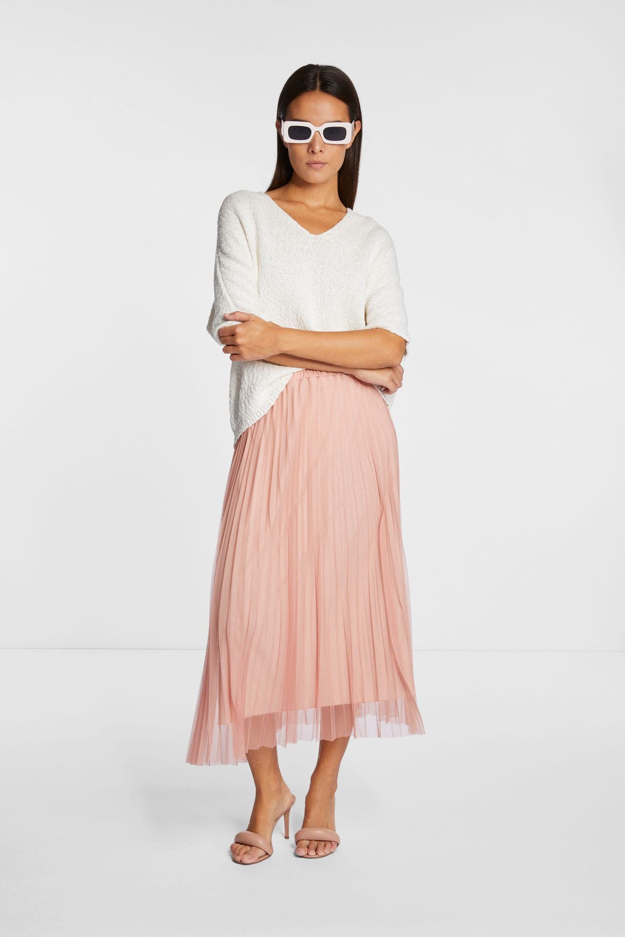 RICH & ROYAL Leinenmix-Pullover weiß, Bild 1