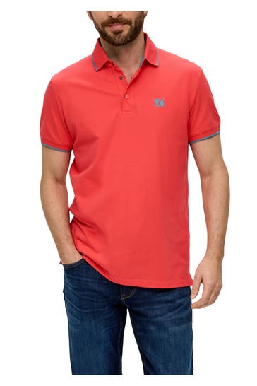 S.OLIVER Polo-Shirt koralle