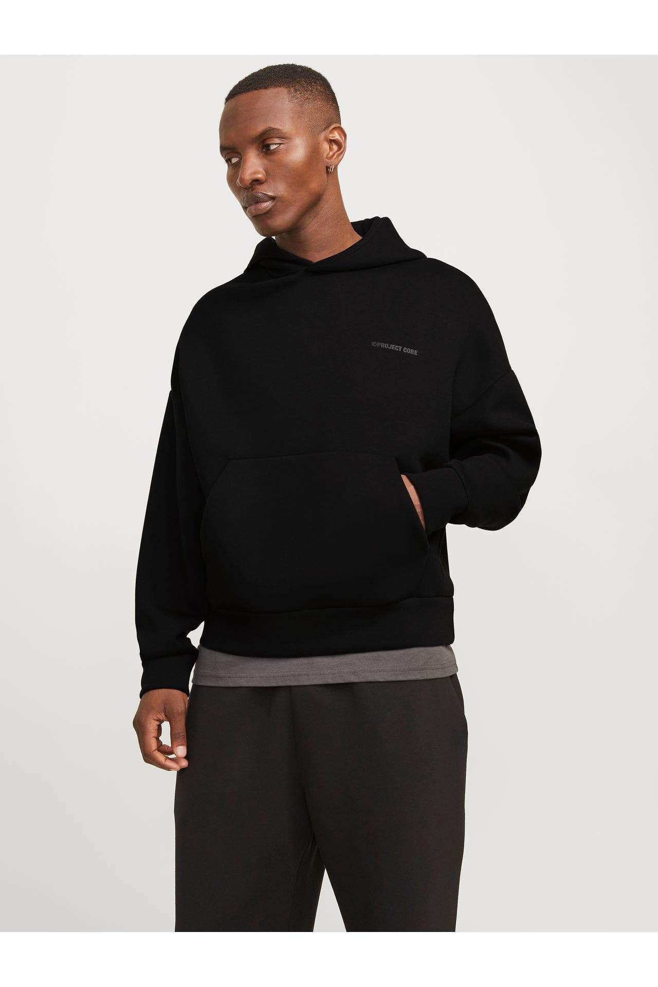 JACK & JONES Hoodie schwarz, Bild 1